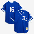 Bo Jackson Kansas City Royals Mitchell & Ness Cooperstown Collection Big & Tall Mesh Batting Practice Jersey - Royal | MLB Fan Gear