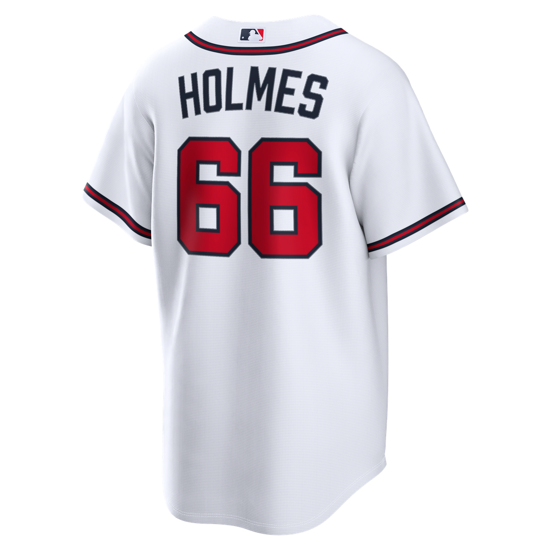 Grant Holmes Atlanta Braves Nike Home Replica Jersey - White | MLB Fan Gear