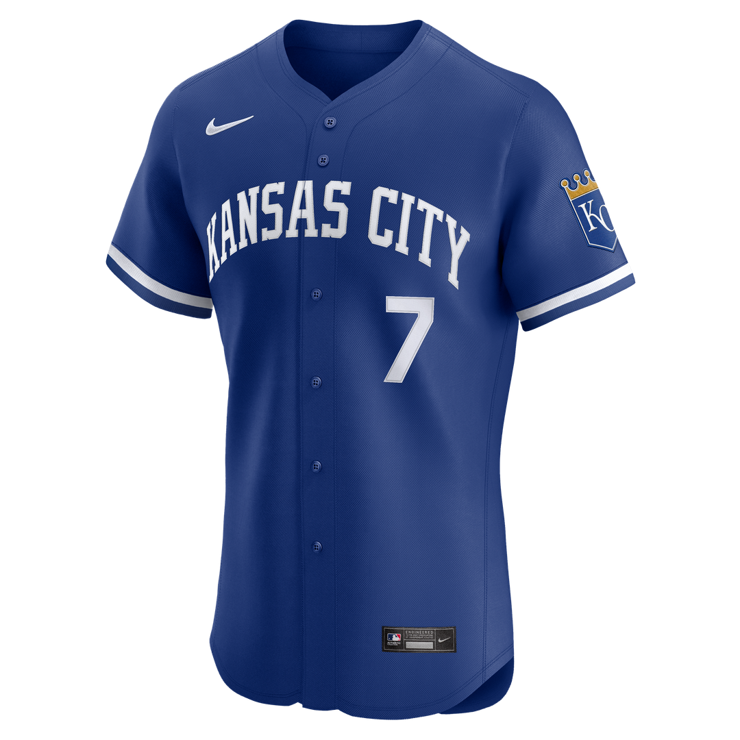 Bobby Witt Jr. Kansas City Royals Nike Alternate 2 Elite Player Jersey - Royal | MLB Fan Gear
