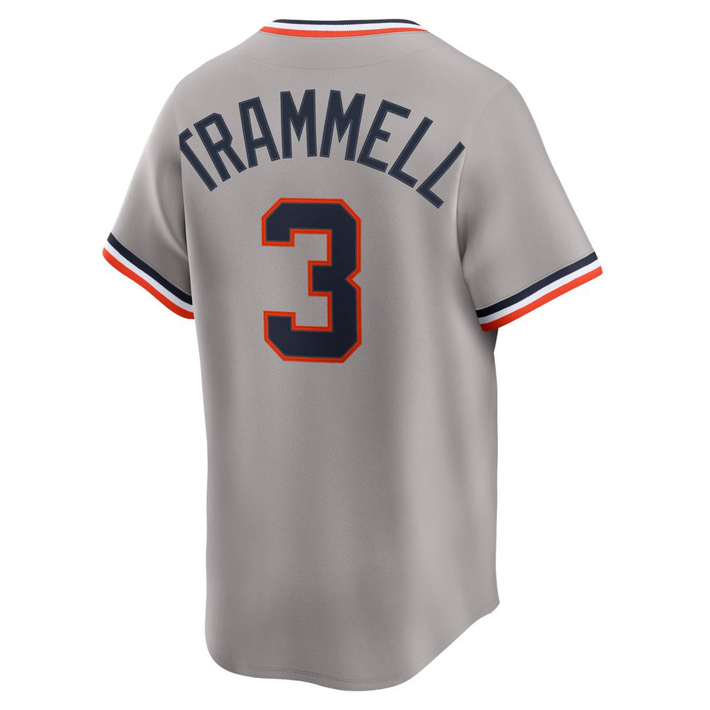 Alan Trammell Detroit Tigers Nike Cooperstown Collection Limited Jersey - Gray | MLB Fan Gear