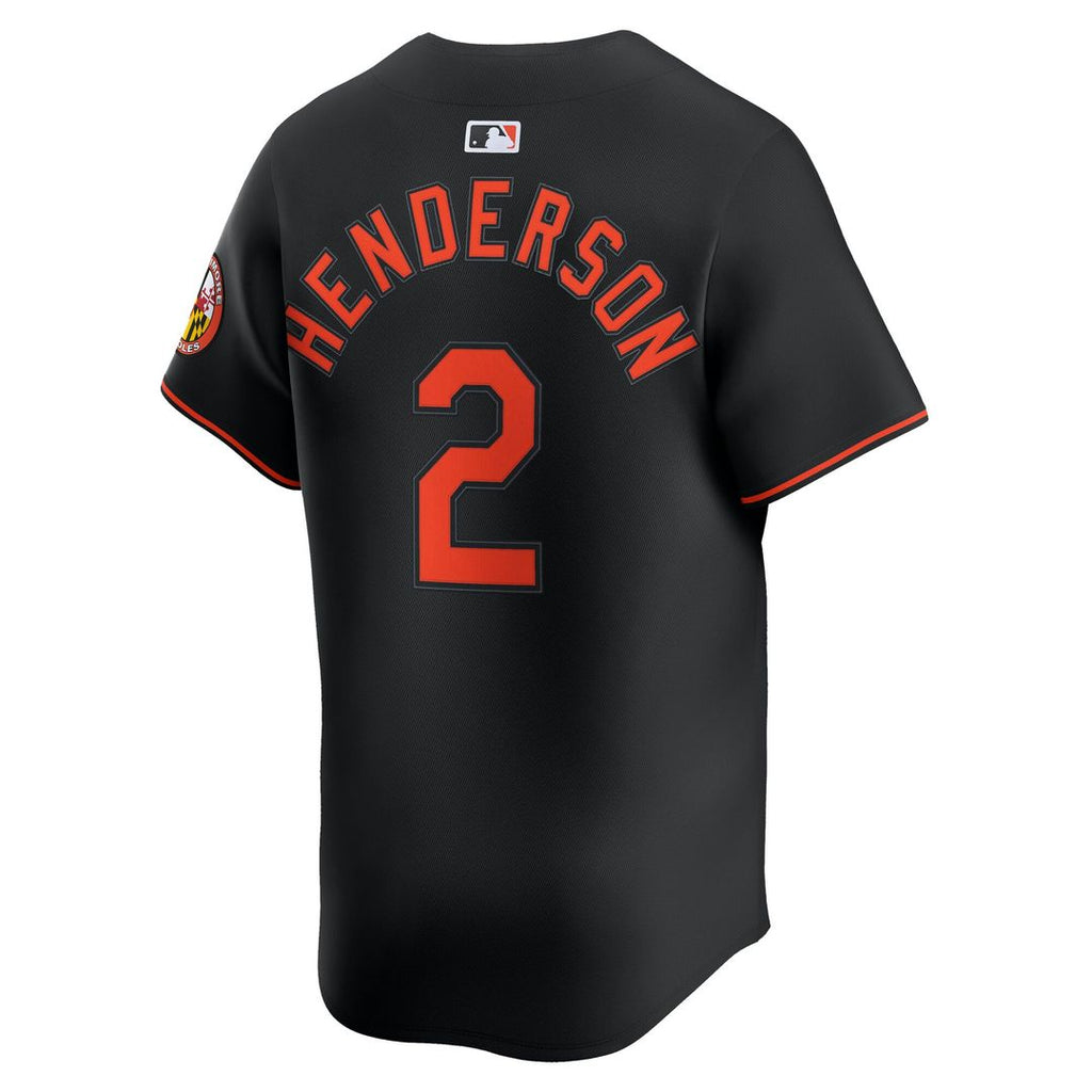 Gunnar Henderson Baltimore Orioles Nike Alternate Limited Player Jersey - Black | MLB Fan Gear