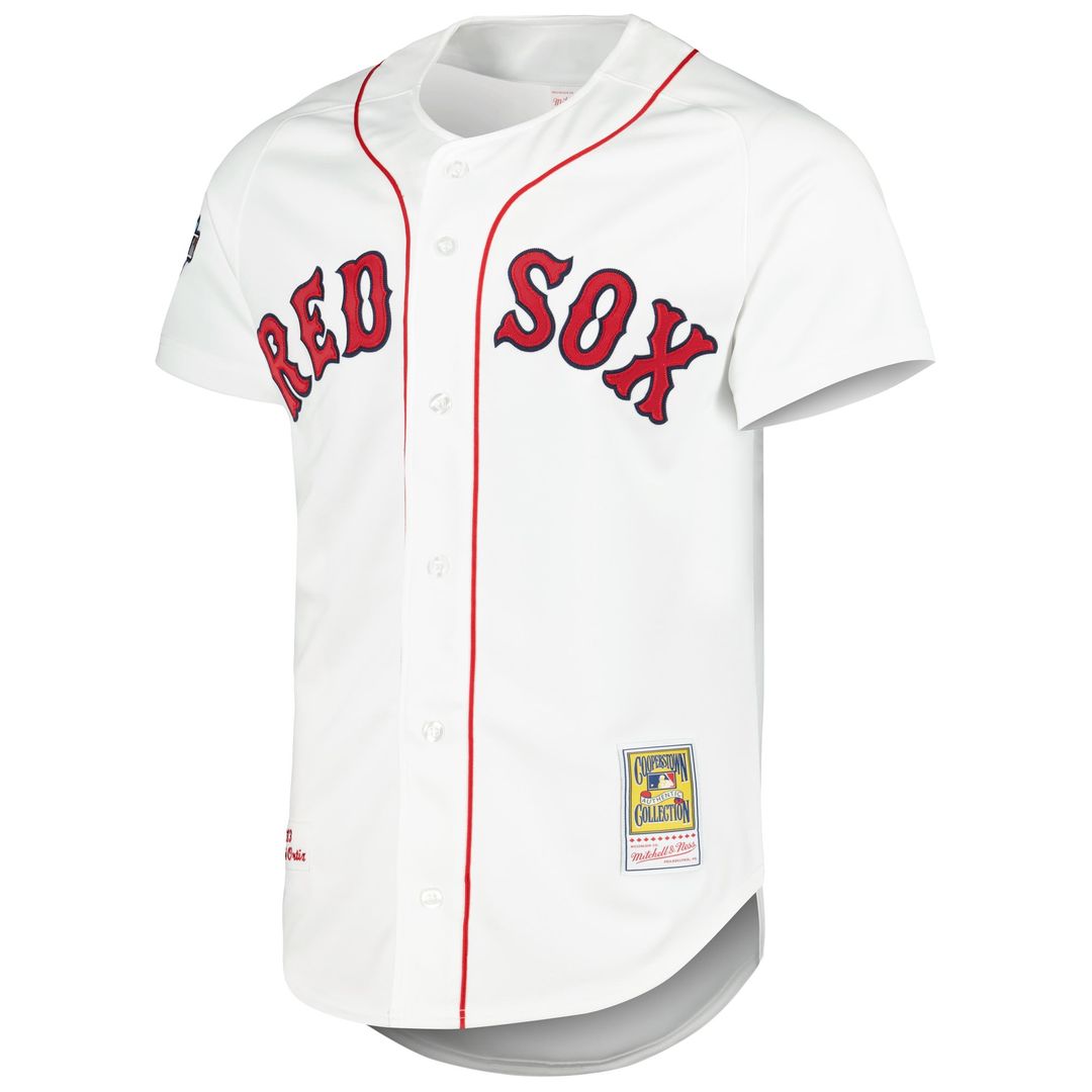 David Ortiz Boston Red Sox Mitchell & Ness Cooperstown Collection Authentic Jersey - White | MLB Fan Gear