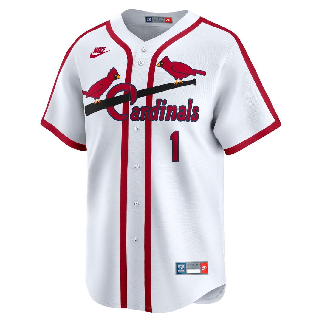 Ozzie Smith St. Louis Cardinals Nike Throwback Cooperstown Collection Limited Jersey - Blue | MLB Fan Gear