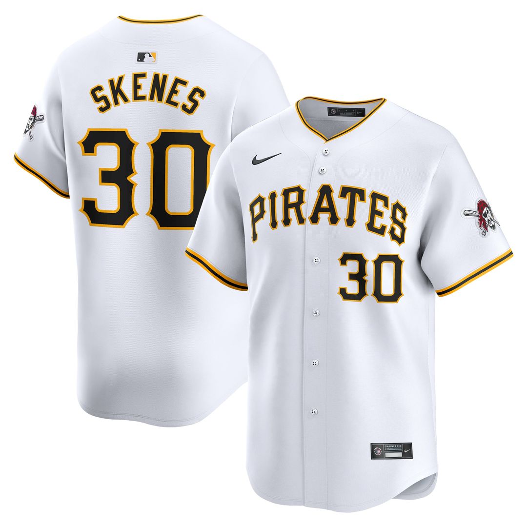 Paul Skenes Pittsburgh Pirates Nike Home Limited Player Jersey - White | MLB Fan Gear