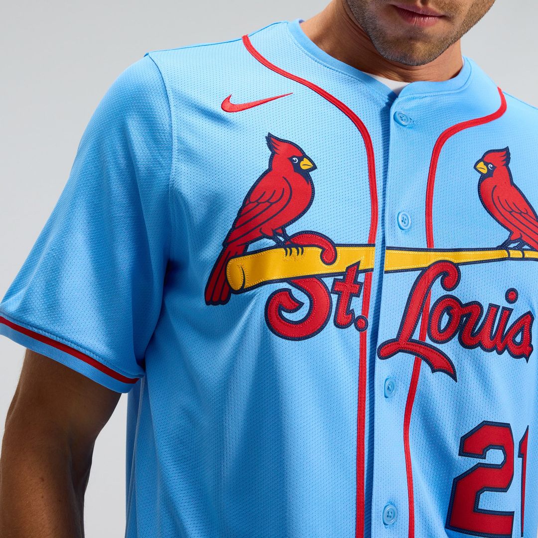 Lars Nootbaar St. Louis Cardinals Nike Alternate Limited Jersey - Light Blue | MLB Fan Gear