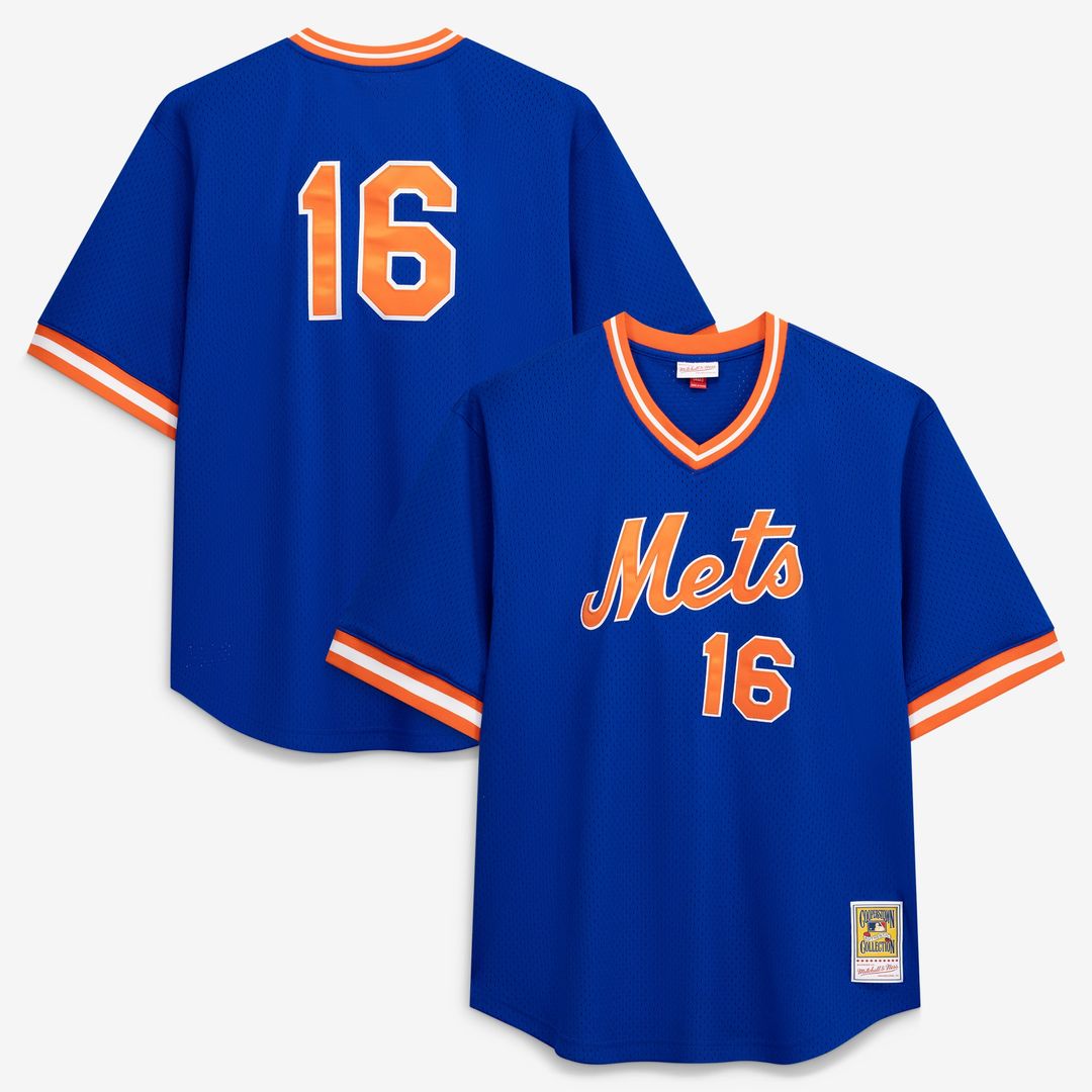 Dwight Gooden New York Mets Profile Big & Tall Cooperstown Collection Mesh Batting Practice Jersey - Royal | Mitchell & Ness MLB Fan Gear