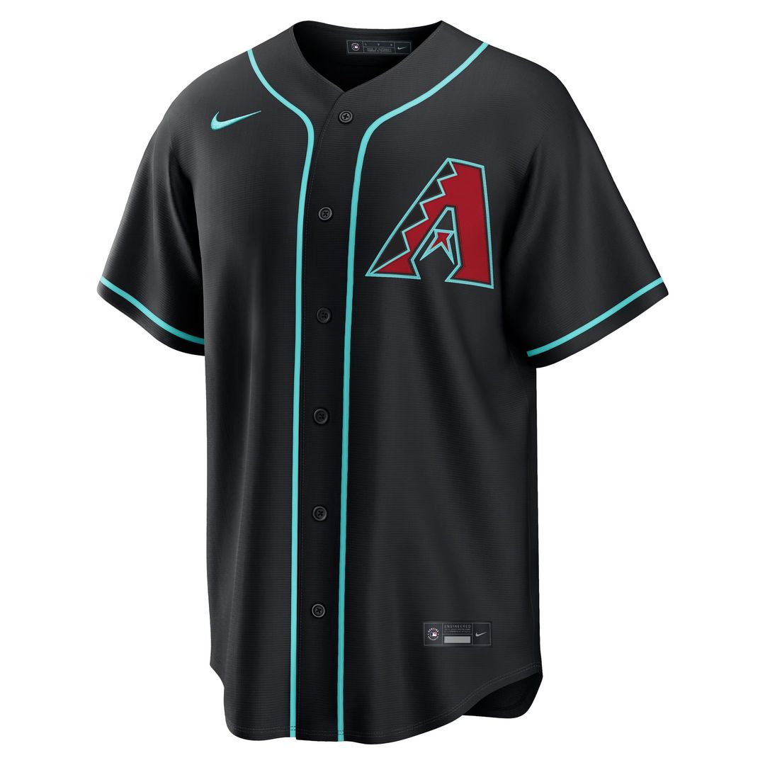 Corbin Carroll Arizona Diamondbacks Nike Alternate Replica Jersey - Black | MLB Fan Gear