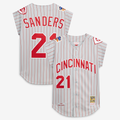 Deion Sanders Cincinnati Reds Mitchell & Ness 1997 Authentic Jersey - Gray | MLB Fan Gear