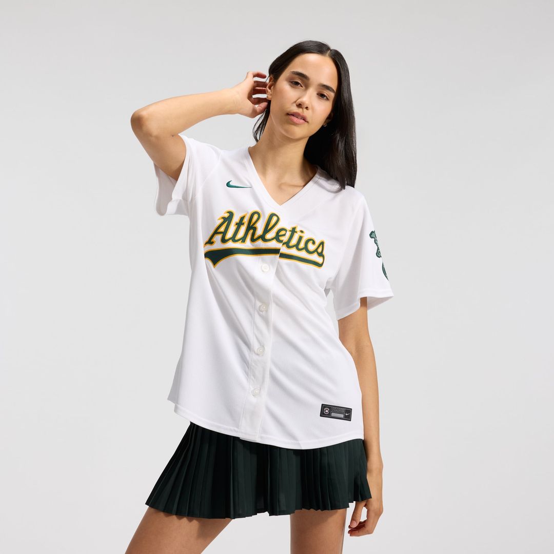Athletics Nike Women's Home Limited Jersey – White | MLB Fan Gear