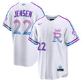 Carter Jensen Kansas City Royals Nike 2026 City Connect Stadium Jersey - White | MLB Fan Gear