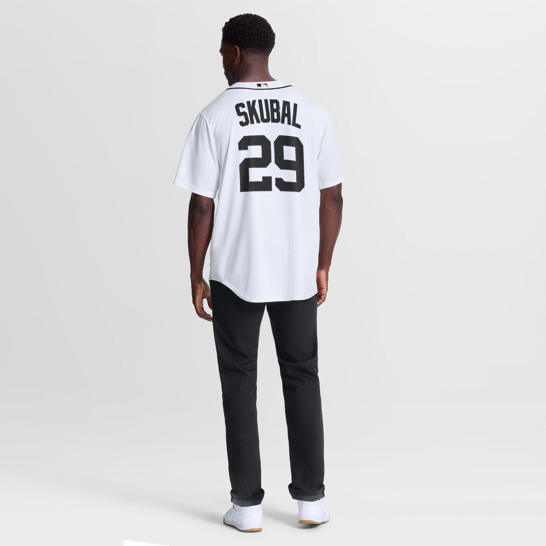 Tarik Skubal Detroit Tigers Nike Home Replica Jersey - White | MLB Fan Gear