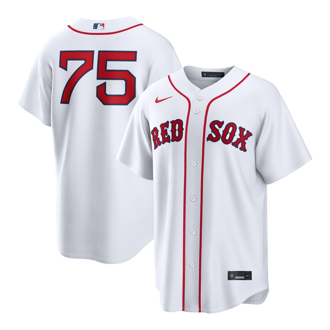 Carlos Narváez Boston Red Sox Nike Home Replica Jersey - White | MLB Fan Gear