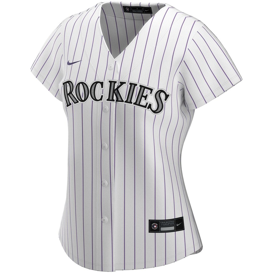 Colorado Rockies Nike Women's Home Replica Custom Jersey - White | MLB Fan Gear