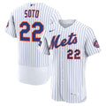 Juan Soto New York Mets Nike Home Authentic Sponsor Patch Jersey - White | MLB Fan Gear