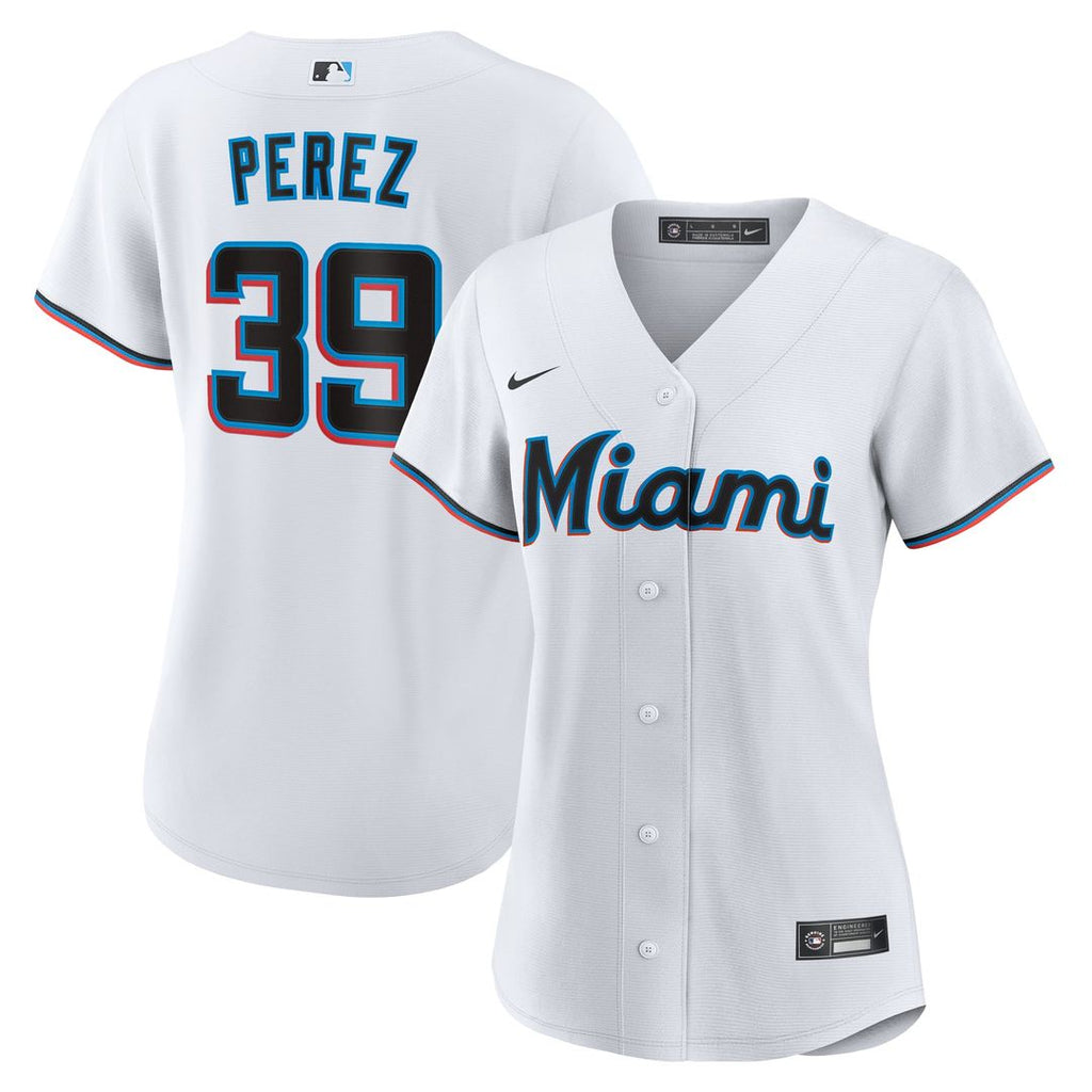 Eury Perez Miami Marlins Nike Women's Home Replica Jersey - White | MLB Fan Gear