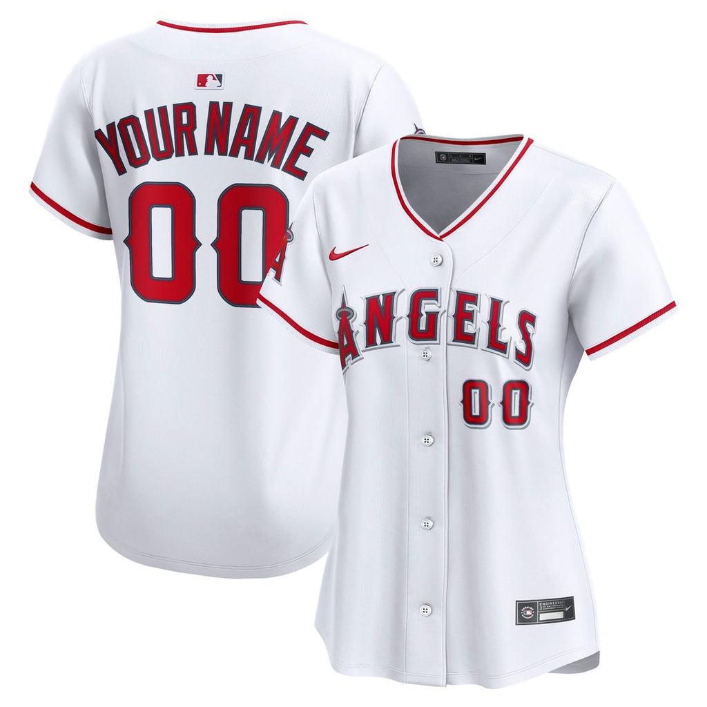 Los Angeles Angels Nike Women's Home Limited Custom Jersey - White | MLB Fan Gear