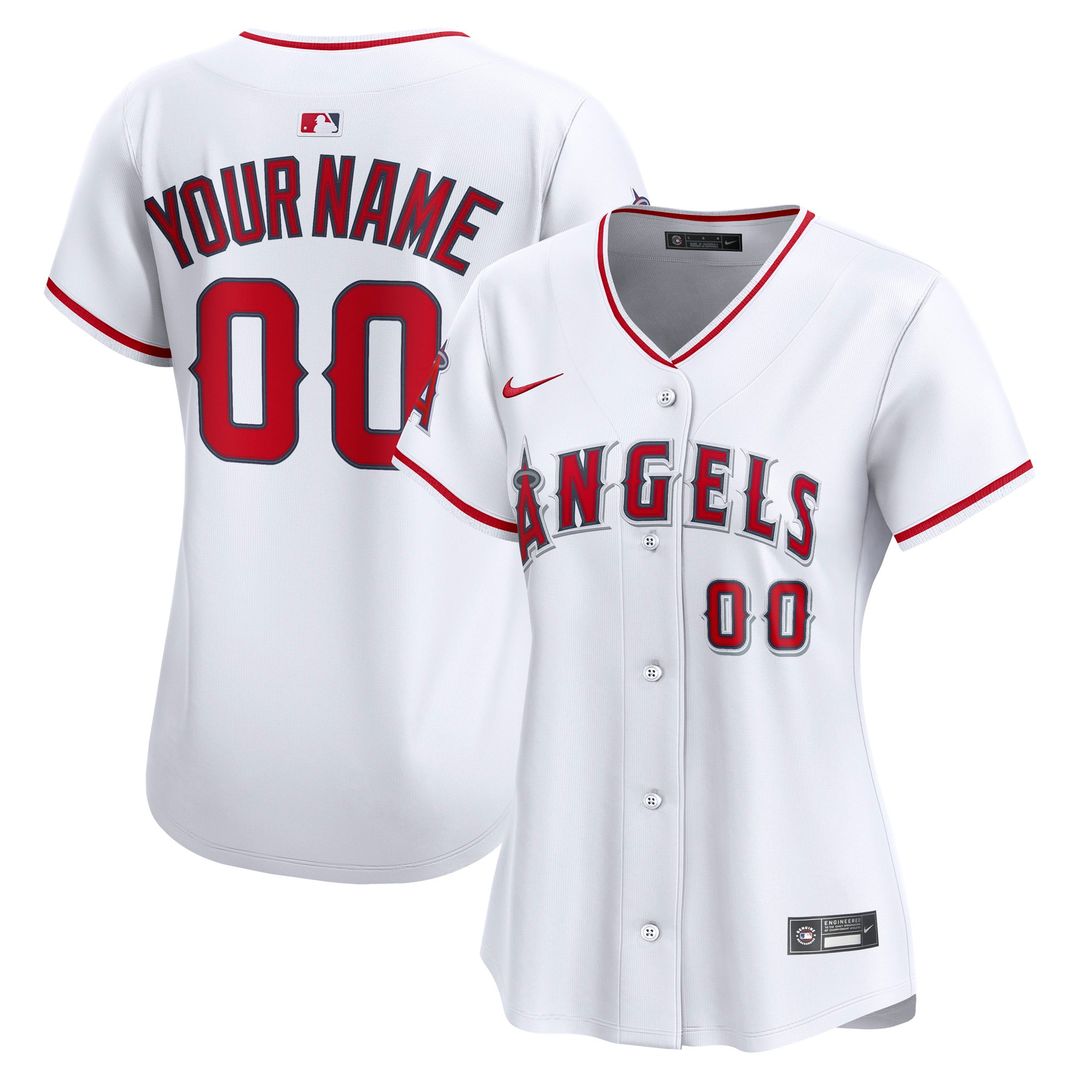 Los Angeles Angels Nike Women's Home Limited Custom Jersey - White | MLB Fan Gear