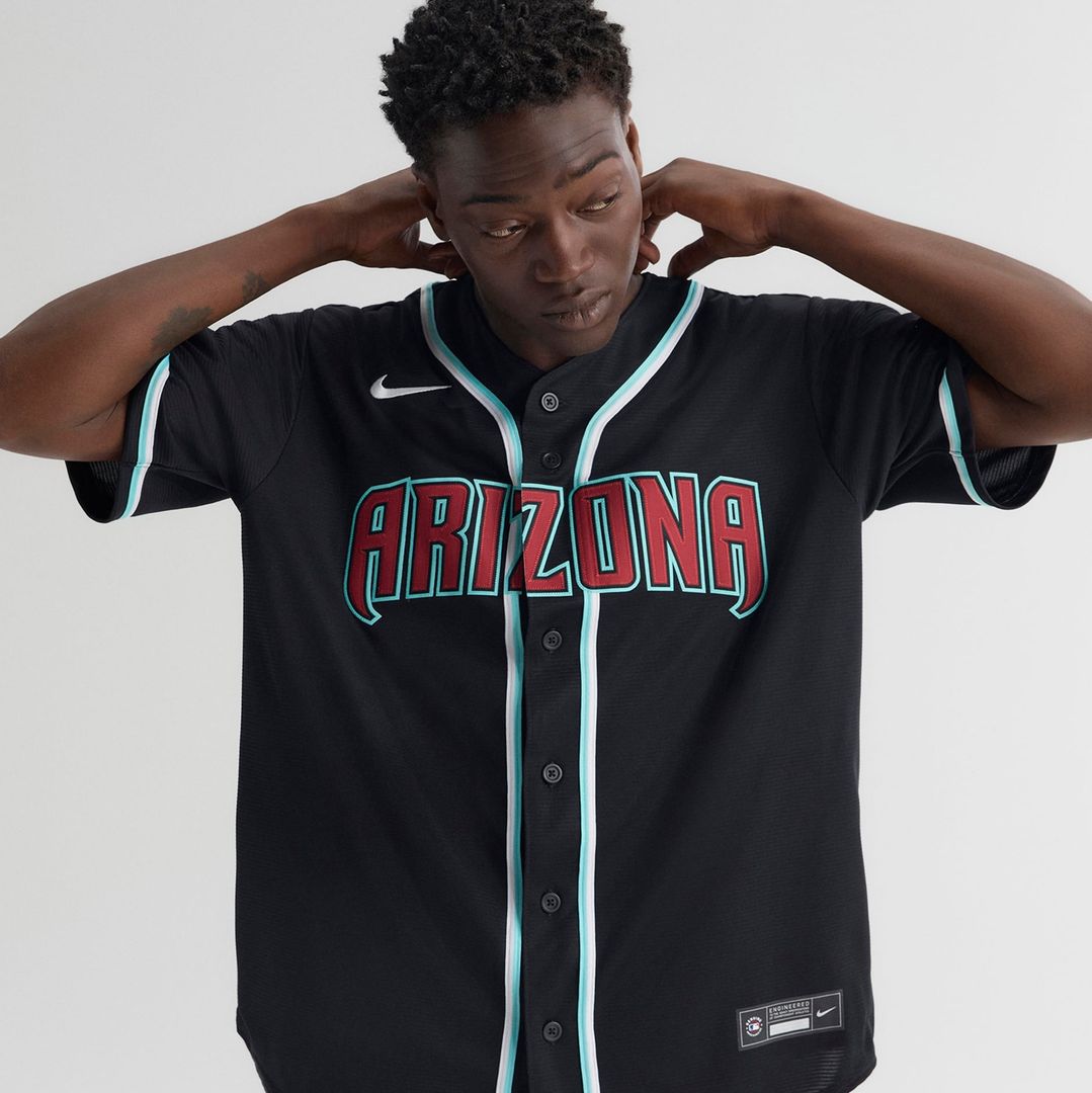 Arizona Diamondbacks Nike Fashion Replica Black Out Jersey | MLB Fan Gear