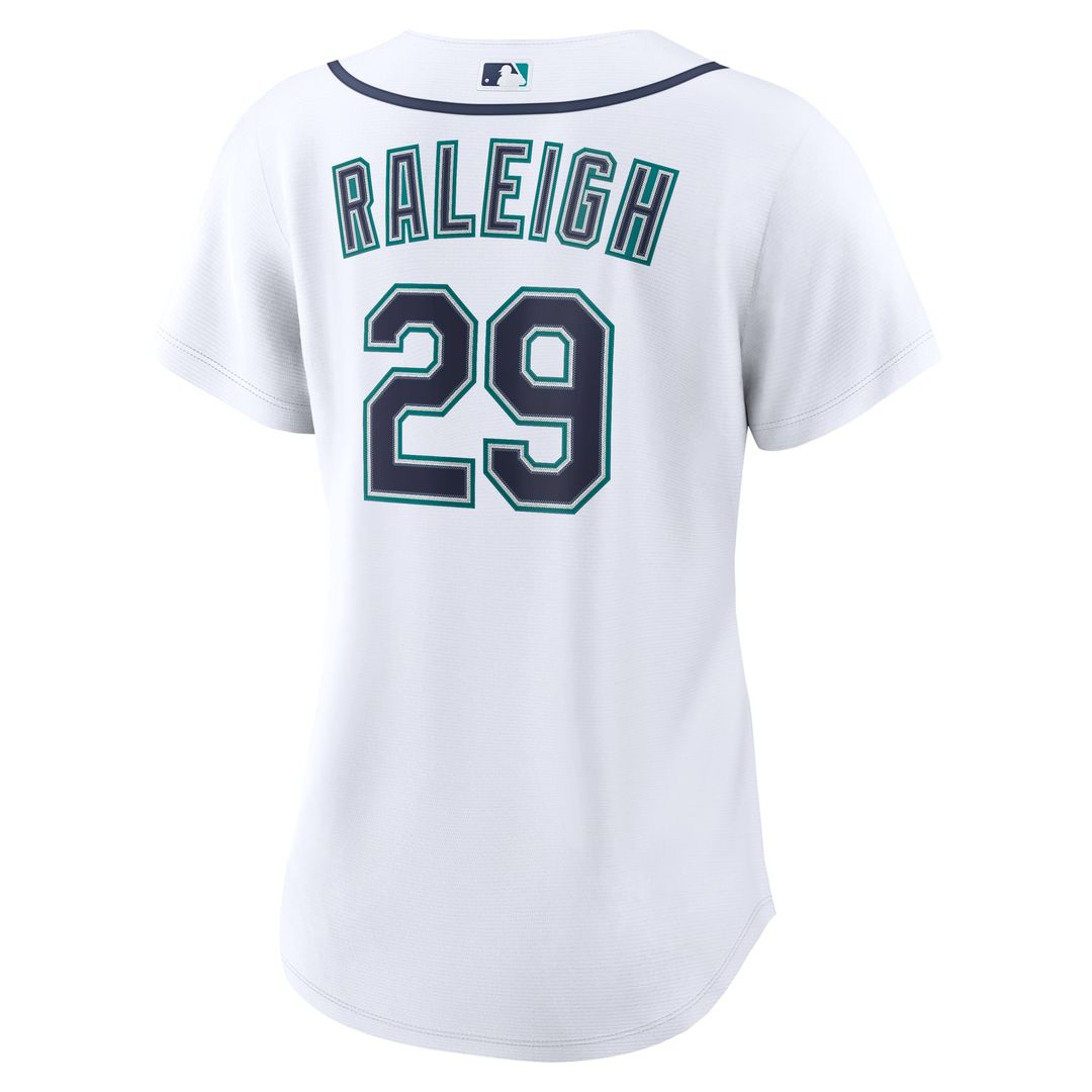 Cal Raleigh Seattle Mariners Nike Women's Home Replica Jersey - White | MLB Fan Gear