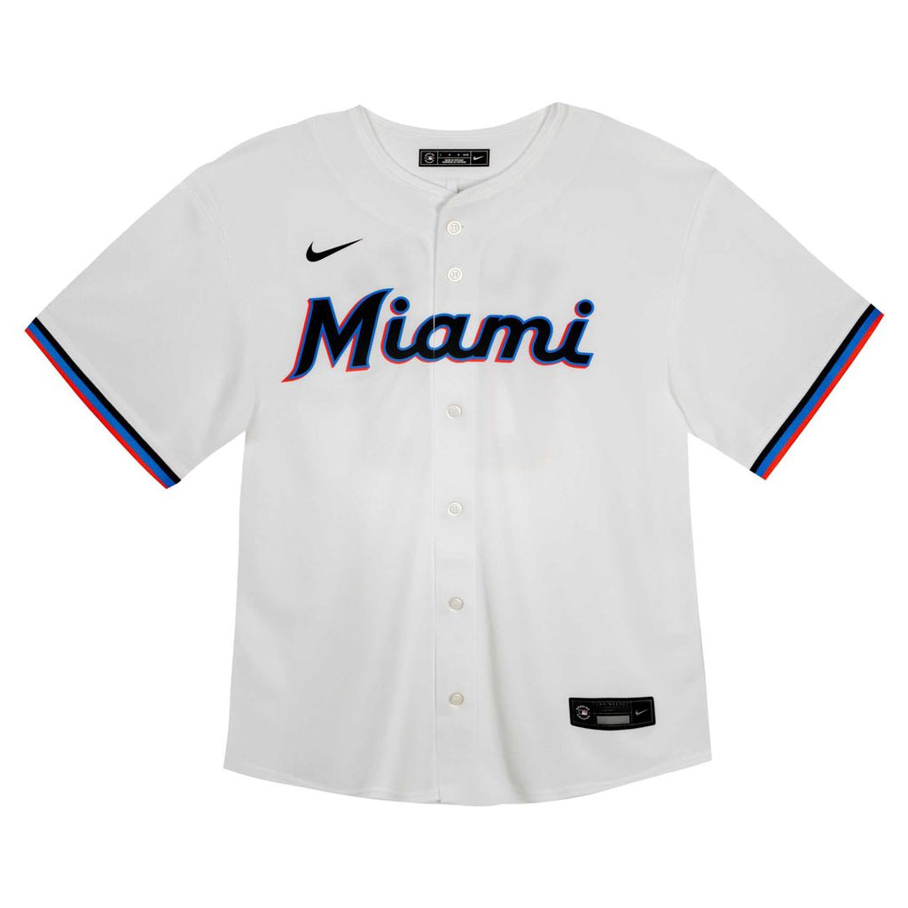 Miami Marlins Nike Youth Home Game Jersey - White | MLB Fan Gear