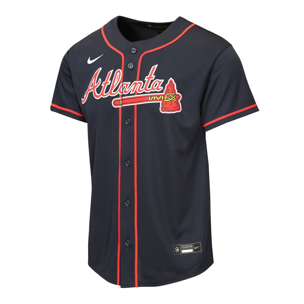 Ronald Acuña Jr. Atlanta Braves Nike Youth Road Replica Jersey - Gray | MLB Fan Gear