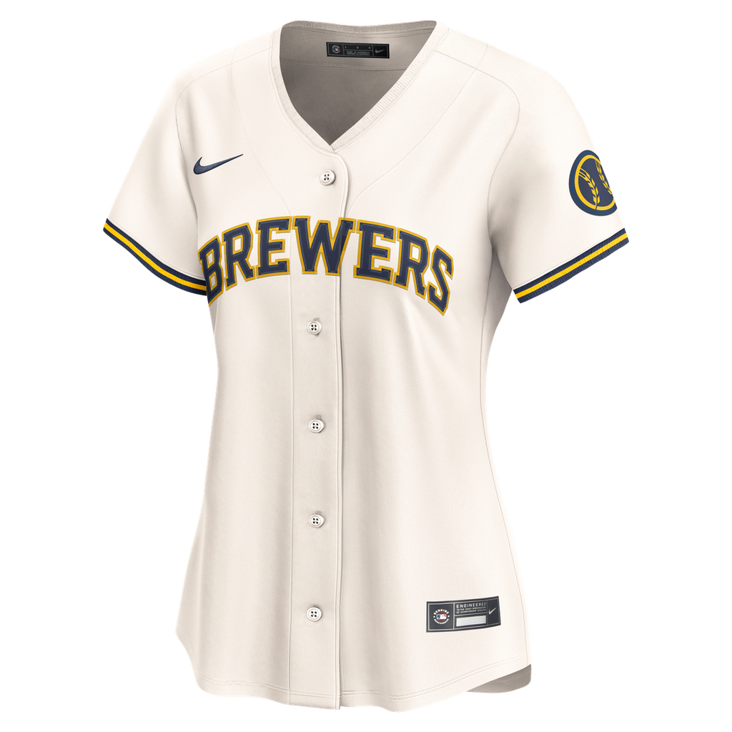 Milwaukee Brewers Nike Women's Home Limited Jersey - Cream | MLB Fan Gear