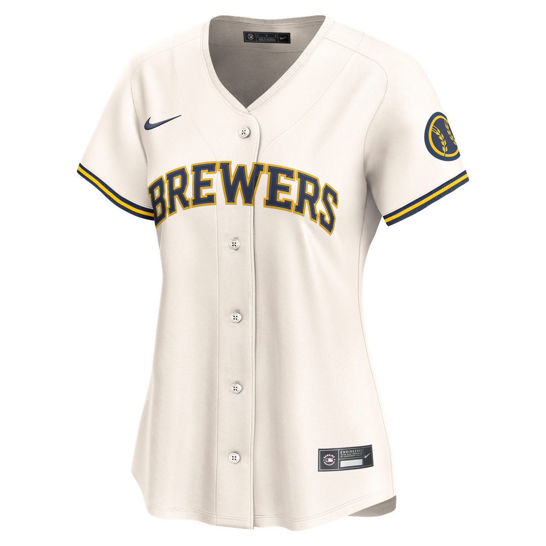 Milwaukee Brewers Nike Women's Home Limited Jersey - Cream | MLB Fan Gear