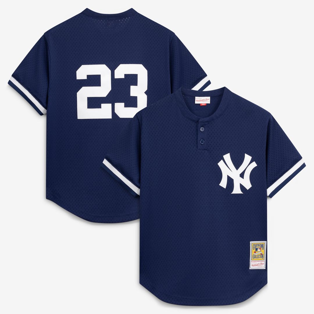 Don Mattingly New York Yankees Mitchell & Ness Authentic Batting Practice Jersey - Navy | MLB Fan Gear