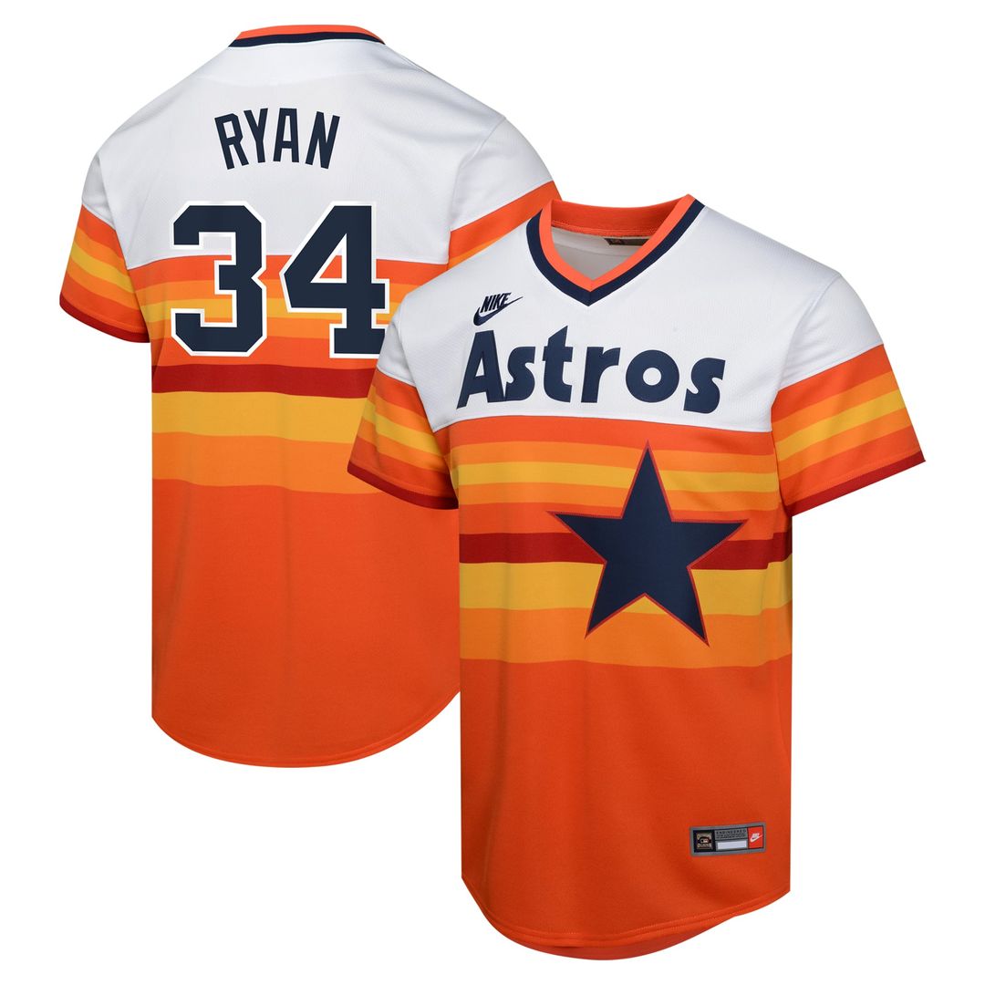 Nolan Ryan Houston Astros Nike Youth Cooperstown Collection Limited Player Jersey - White | MLB Fan Gear