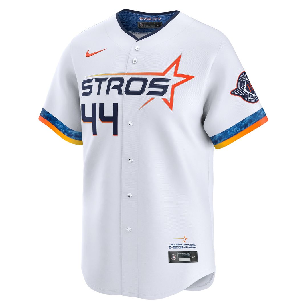 Yordan Alvarez Houston Astros Nike 2025 City Connect Limited Player Jersey - White | MLB Fan Gear