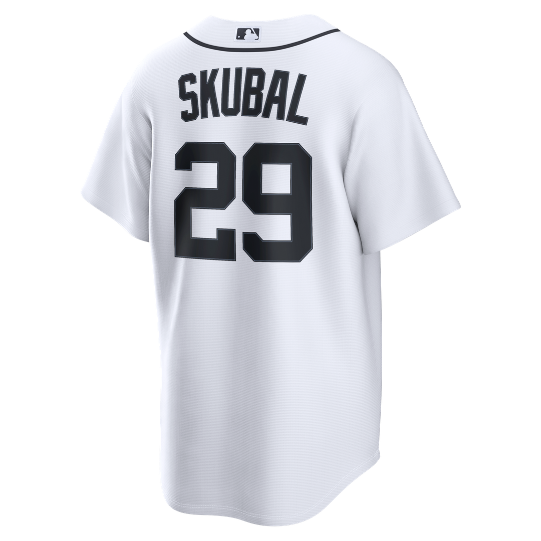 Tarik Skubal Detroit Tigers Nike Home Replica Jersey - White | MLB Fan Gear
