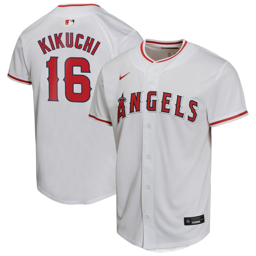 Yusei Kikuchi Los Angeles Angels Nike Youth Home Game Player Jersey - White | MLB Fan Gear