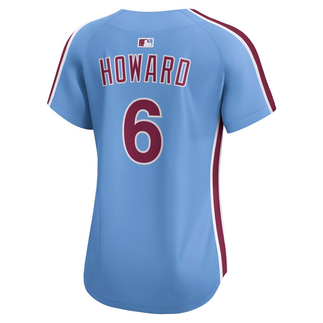 Ryan Howard Philadelphia Phillies Nike Women's Alternate Limited Jersey - Light Blue | MLB Fan Gear