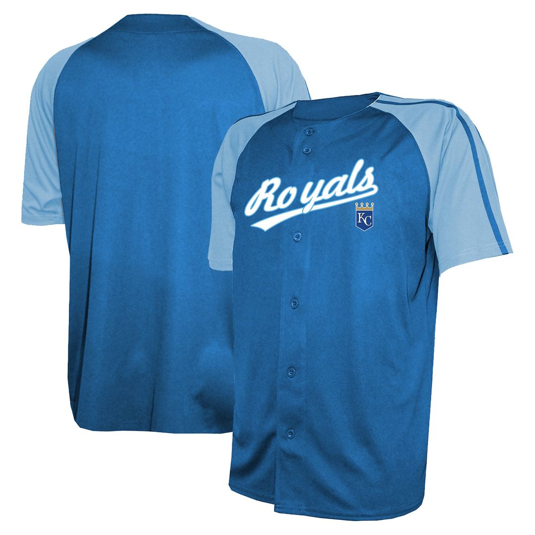 Kansas City Royals Stitches Team Raglan Jersey - Royal | MLB Fan Gear