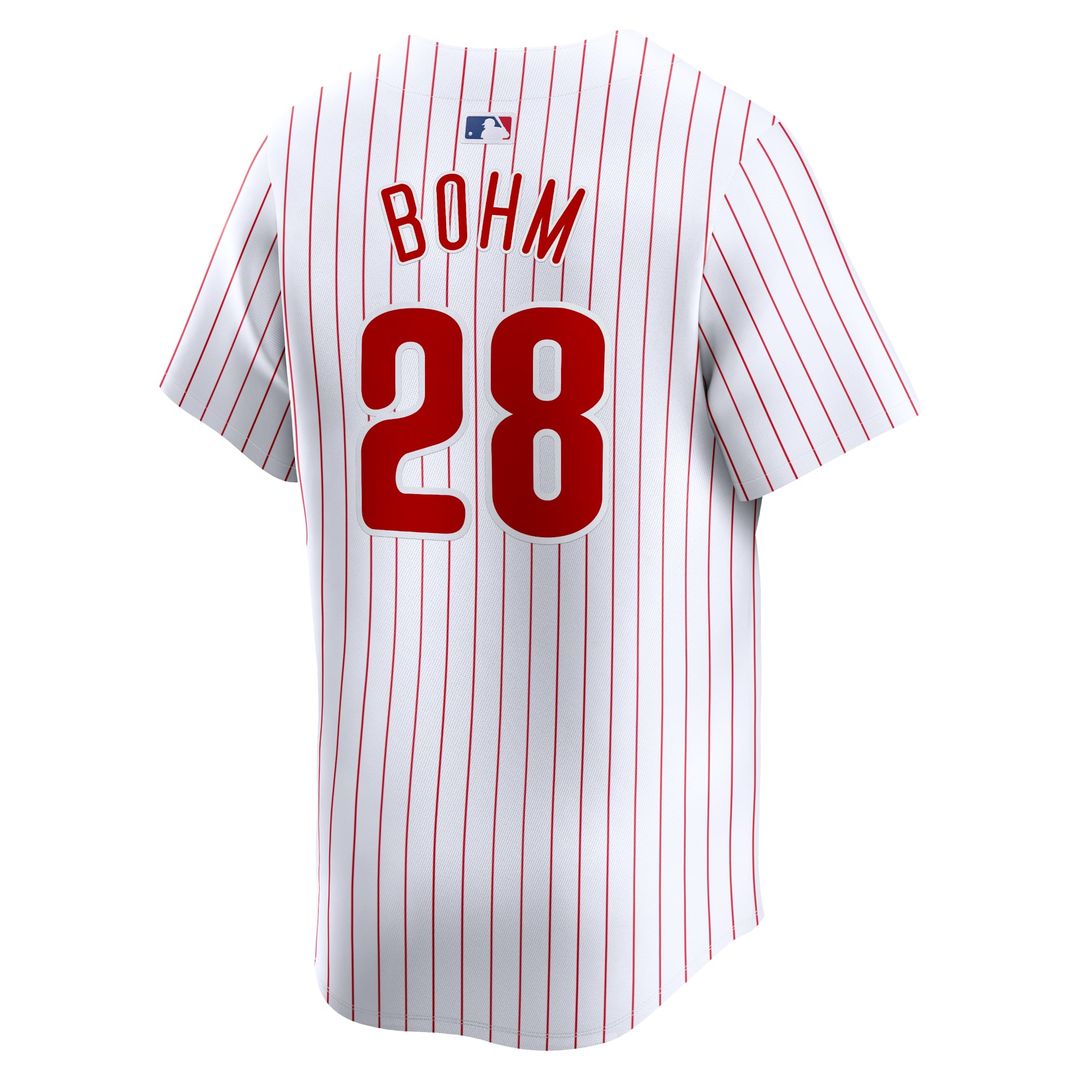 Alec Bohm Philadelphia Phillies Nike Home Limited Player Jersey - White | MLB Fan Gear