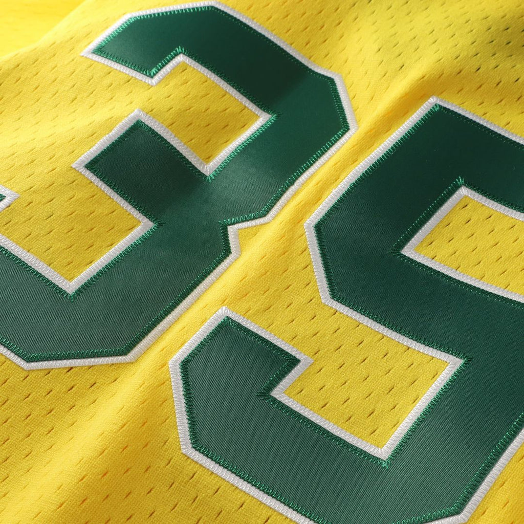 Rickey Henderson Athletics Mitchell & Ness Authentic Batting Practice Jersey - Yellow | MLB Fan Gear