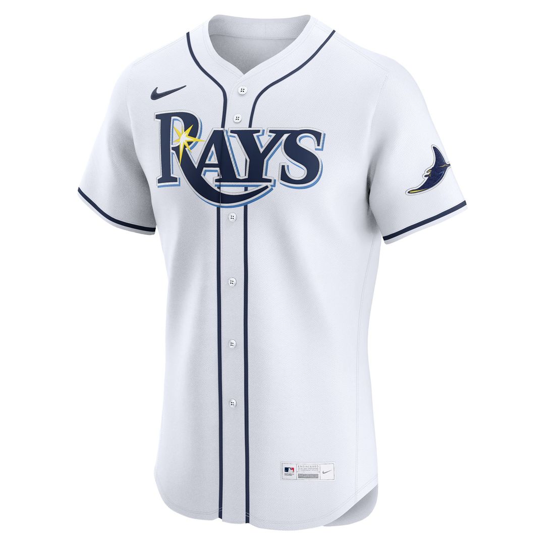 Tampa Bay Rays Nike Home Elite Jersey - White | MLB Fan Gear