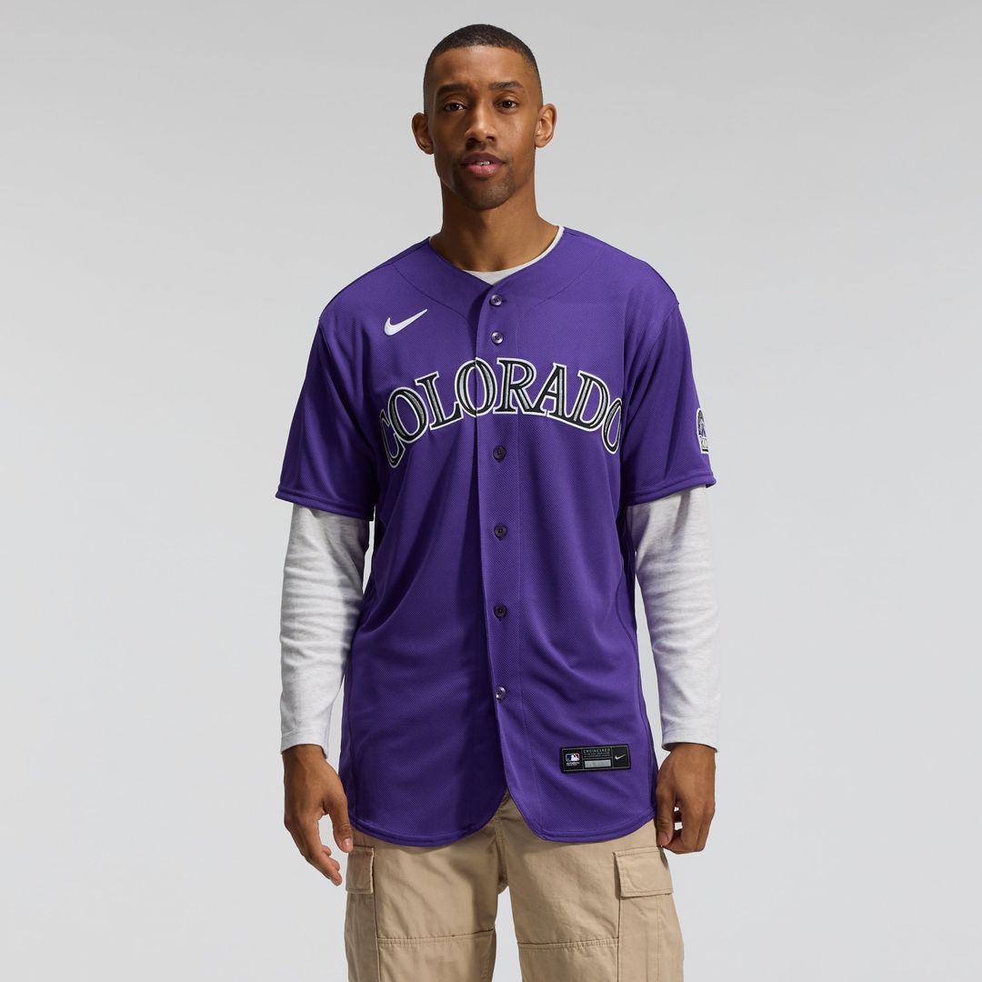 Colorado Rockies Nike Alternate Authentic Jersey - Purple | MLB Fan Gear