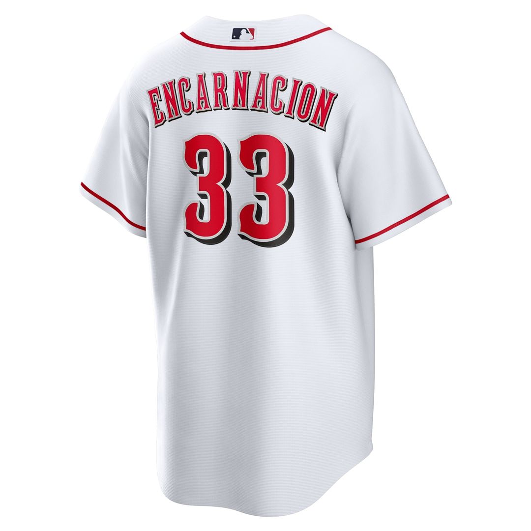 Christian Encarnacion-Strand Cincinnati Reds Nike Home Replica Jersey - White | MLB Fan Gear