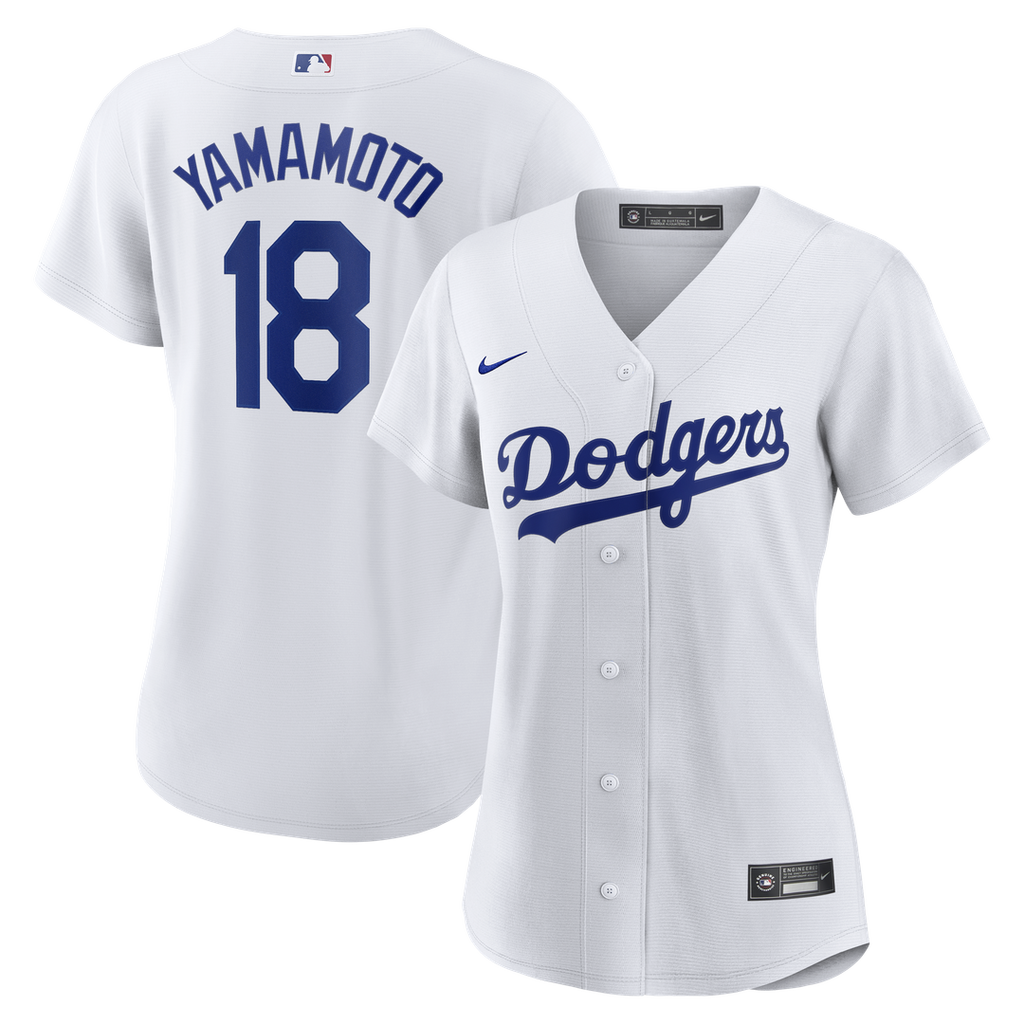 Yoshinobu Yamamoto Los Angeles Dodgers Nike Women's Replica Jersey - White | MLB Fan Gear
