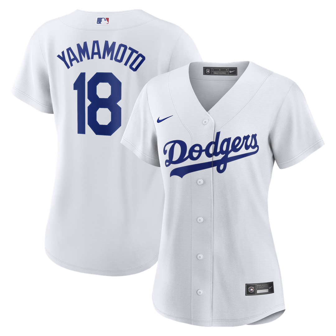 Yoshinobu Yamamoto Los Angeles Dodgers Nike Women's Replica Jersey - White | MLB Fan Gear