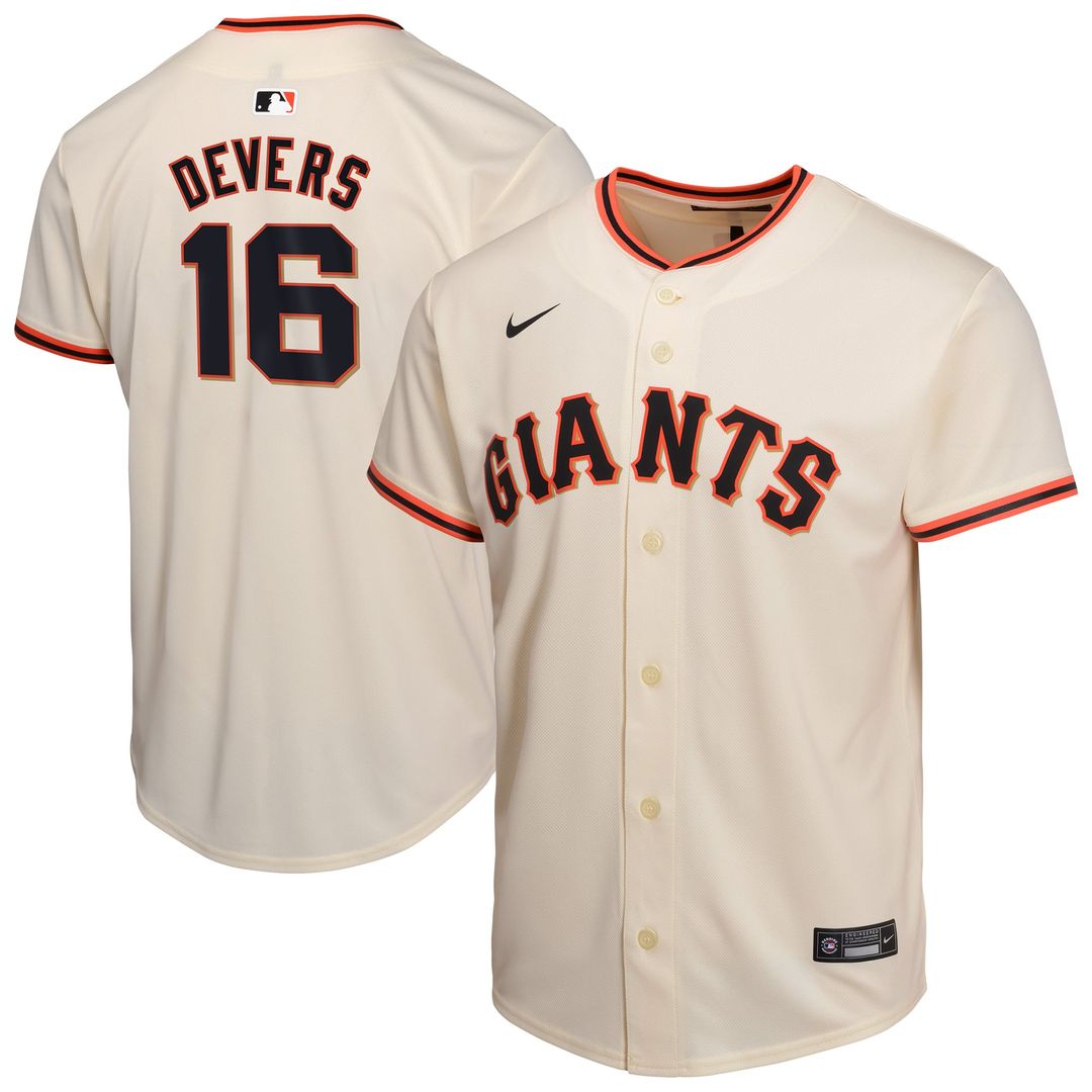 Rafael Devers San Francisco Giants Nike Youth Home Player Game Jersey - Cream | MLB Fan Gear