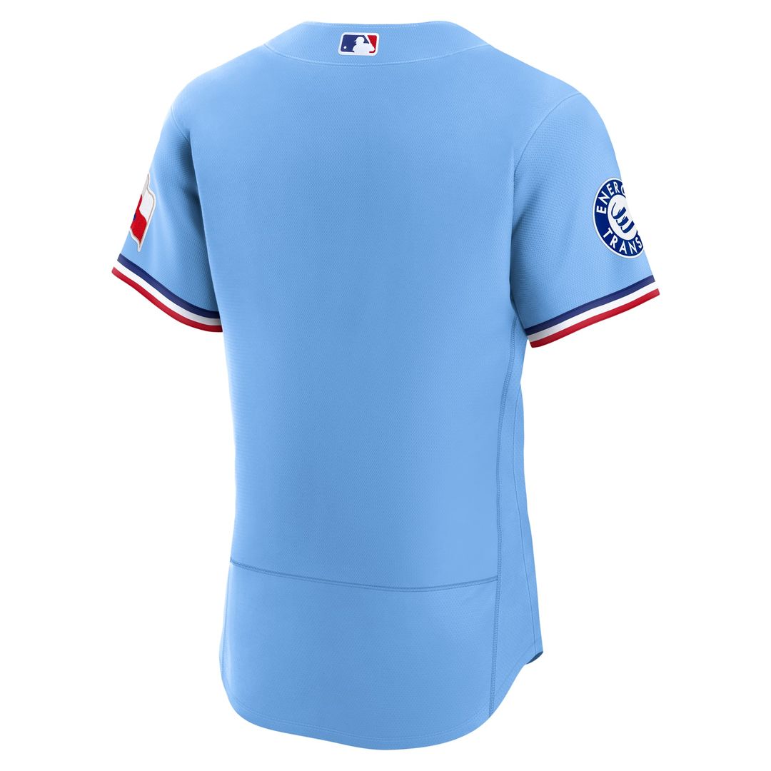 Texas Rangers Nike Alternate Authentic Jersey - Light Blue | MLB Fan Gear