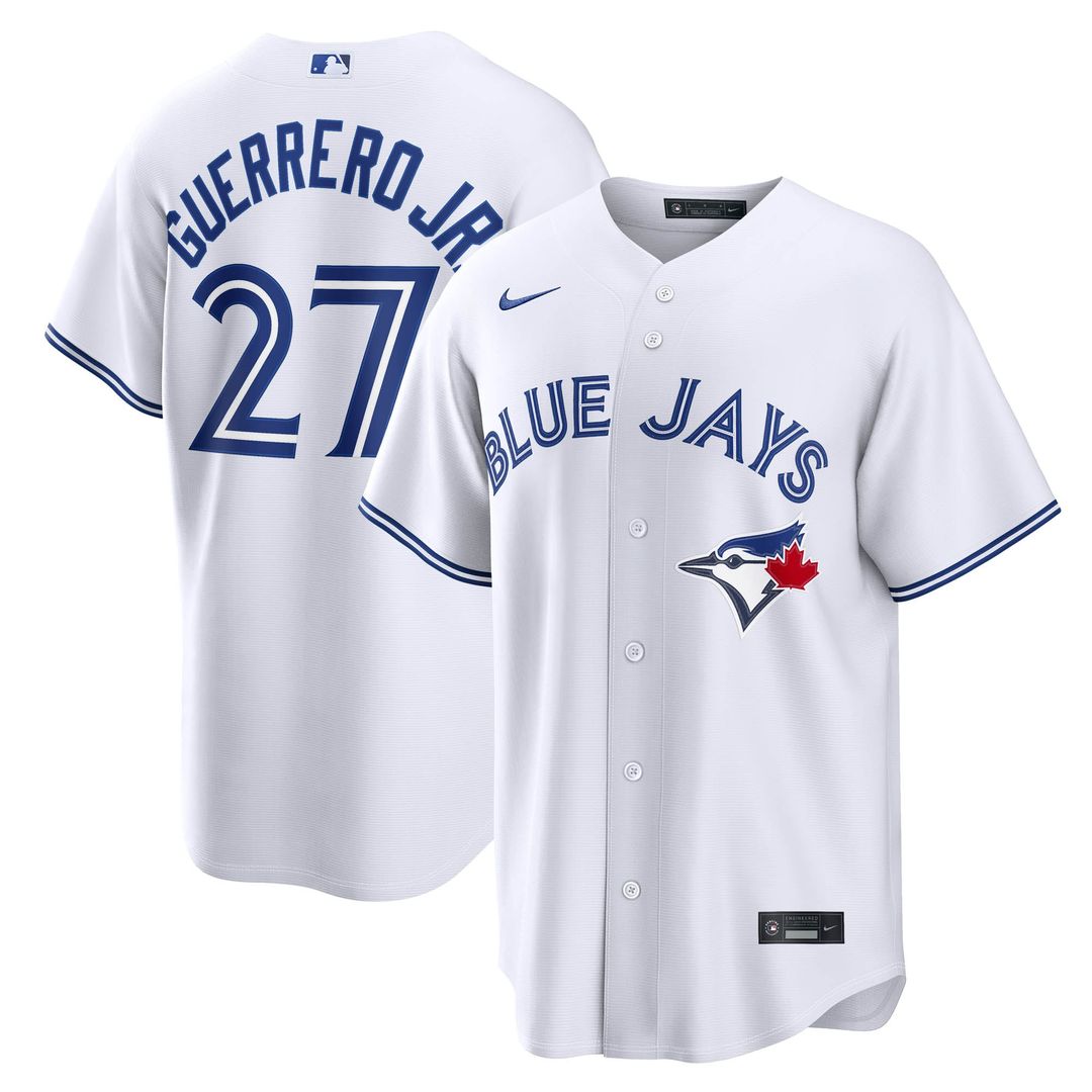 Vladimir Guerrero Jr. Toronto Blue Jays Nike Home Replica Jersey - White | MLB Fan Gear