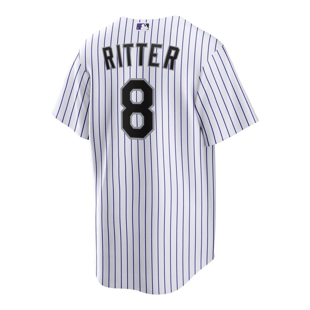 Ryan Ritter Colorado Rockies Nike Home Replica Jersey - White | MLB Fan Gear