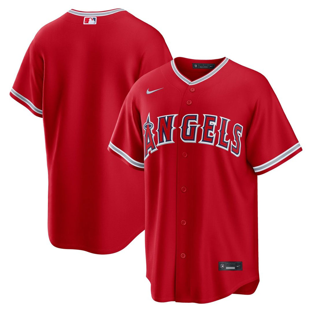 Los Angeles Angels Nike Alternate Replica Jersey - Red | MLB Fan Gear