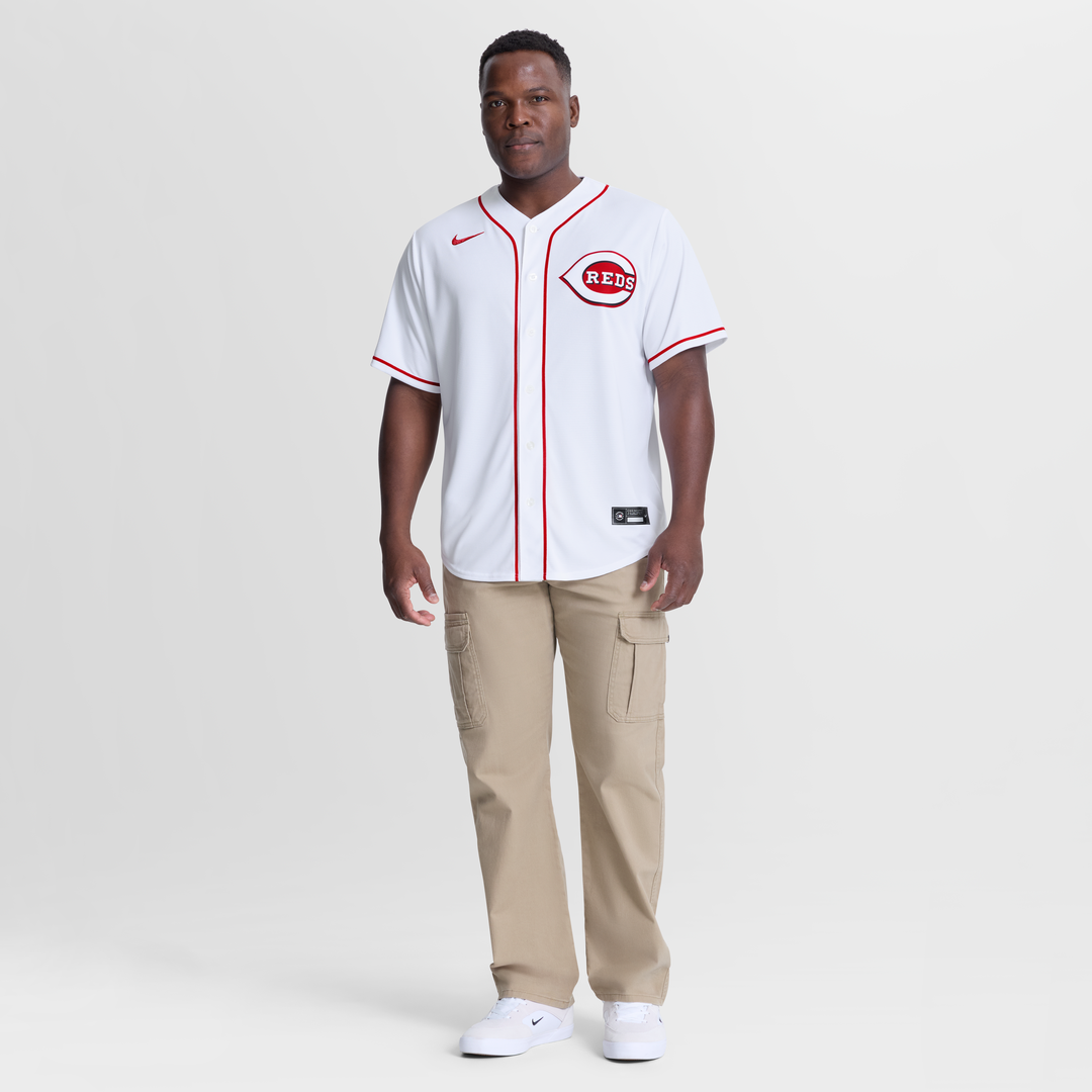Elly De La Cruz Cincinnati Reds Nike Home Replica Jersey - White | MLB Fan Gear