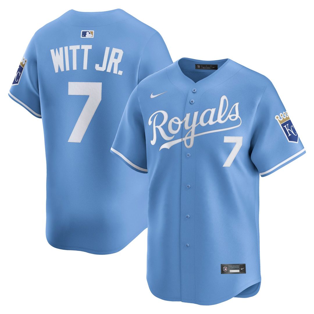 Bobby Witt Jr. Kansas City Royals Nike Alternate Limited Player Jersey - Light Blue | MLB Fan Gear