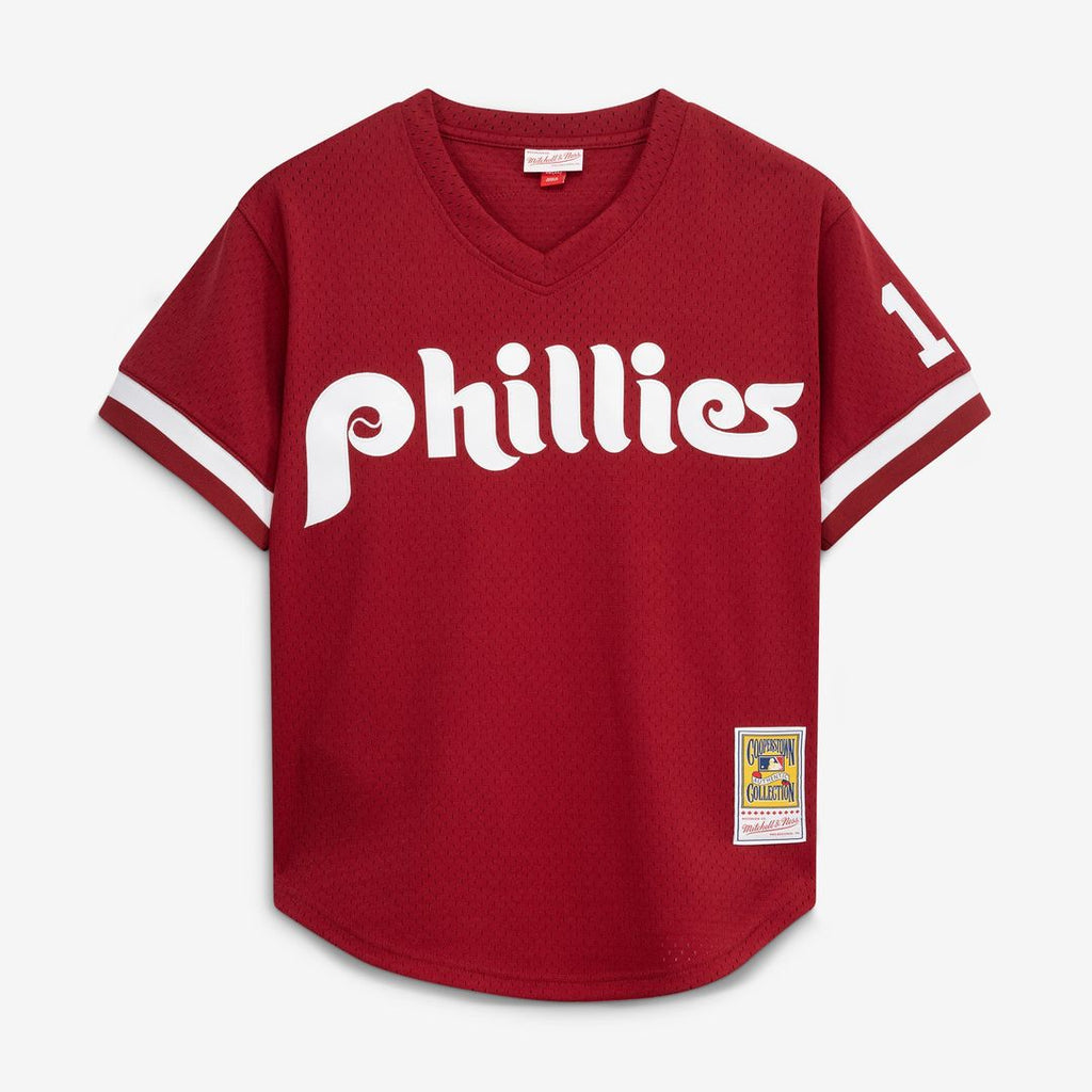 Darren Daulton Philadelphia Phillies Mitchell & Ness Authentic Batting Practice Jersey - Scarlet | MLB Fan Gear