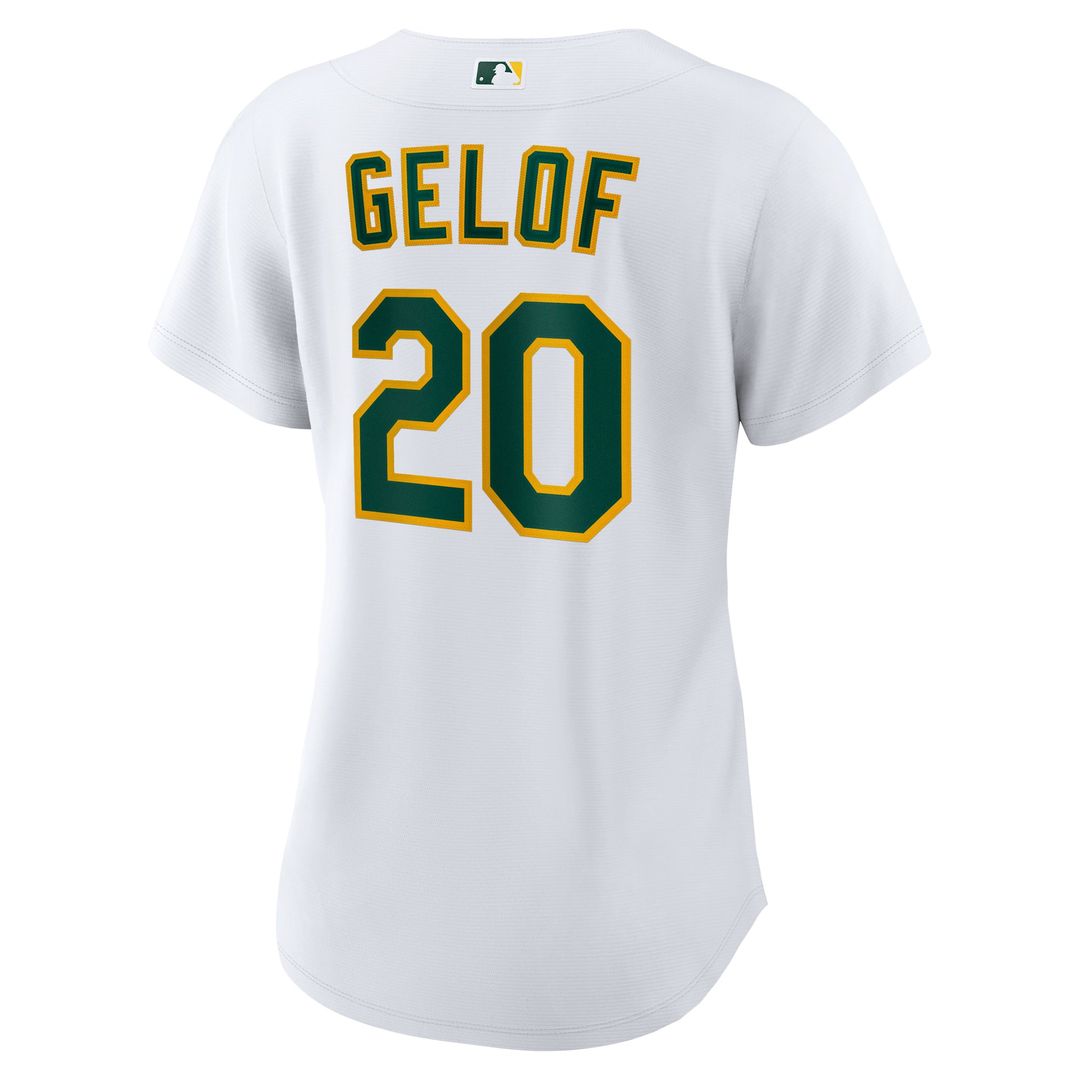 Zack Gelof Athletics Nike Women's Home Replica Player Jersey - White | MLB Fan Gear